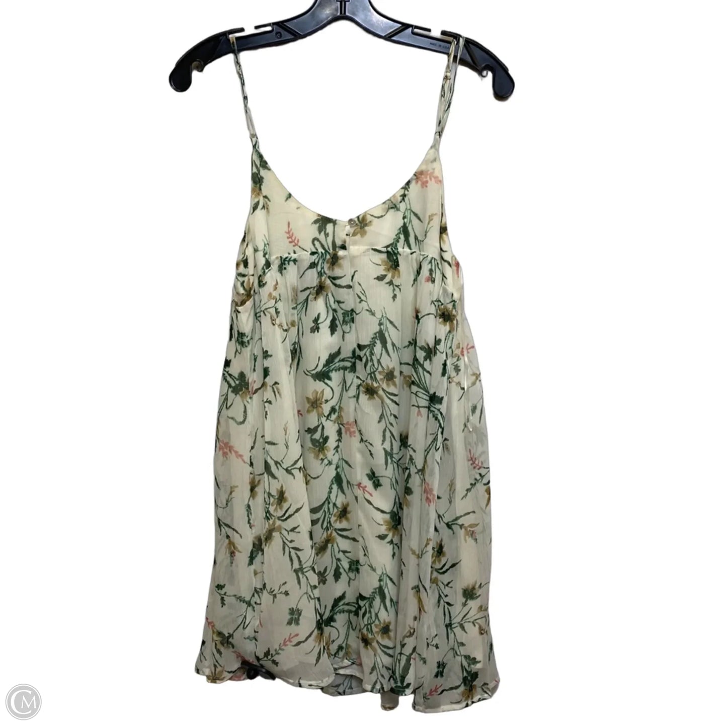 Dress Casual Short By Clothes Mentor In Cream, Size: L