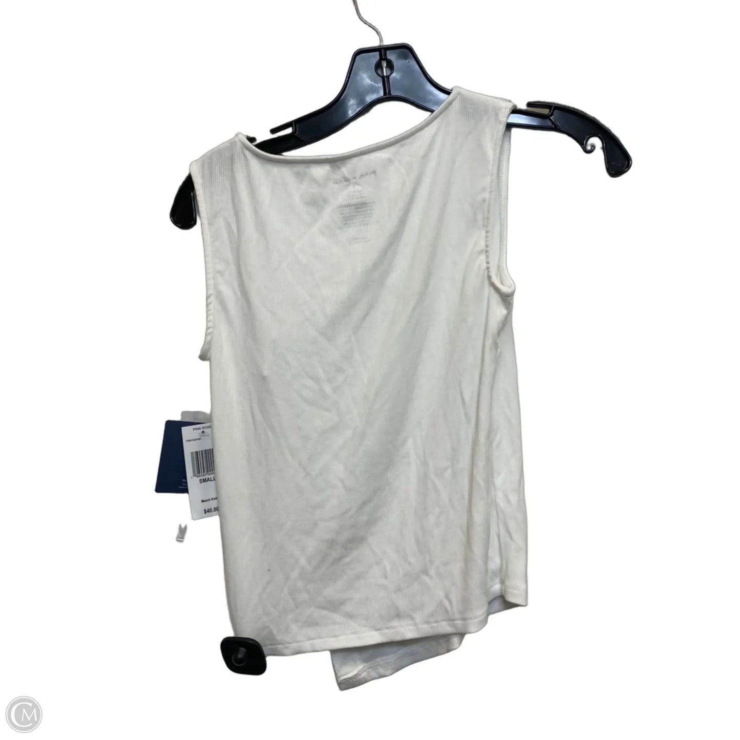 Top Sleeveless By Pink Rose In Cream, Size: S