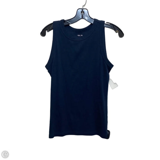 Top Sleeveless Basic By Sonoma In Navy, Size: M