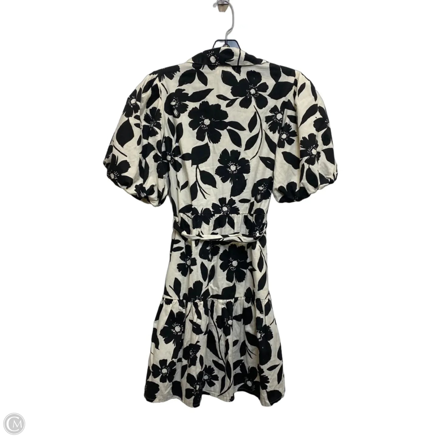 Dress Casual Short By Jessica Simpson In Black & Cream, Size: S