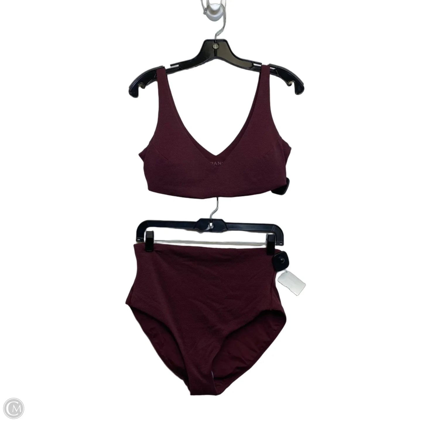 Swimsuit 2pc By Spanx In Maroon, Size: L