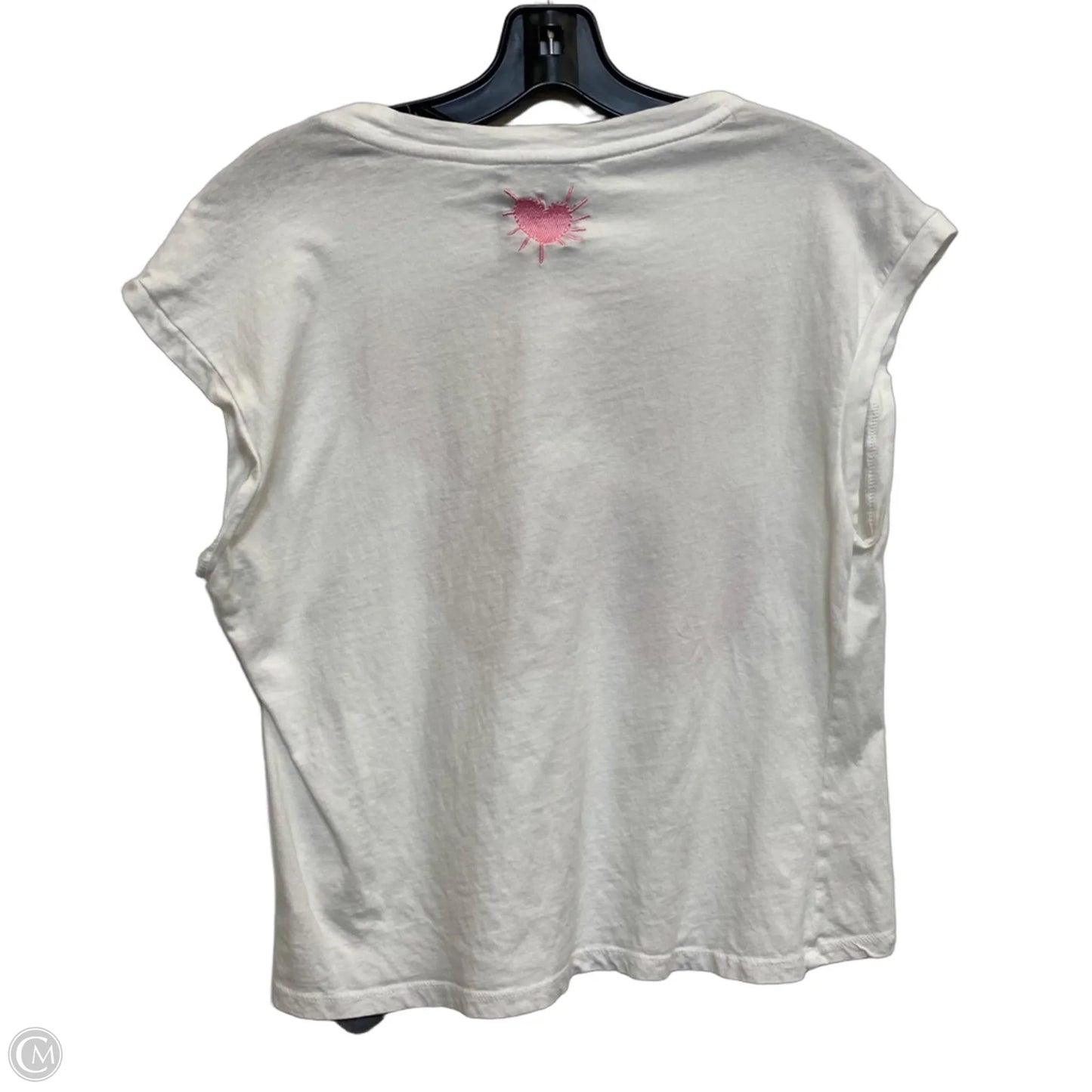 Top Sleeveless By Kerri Rosenthal In White, Size: M