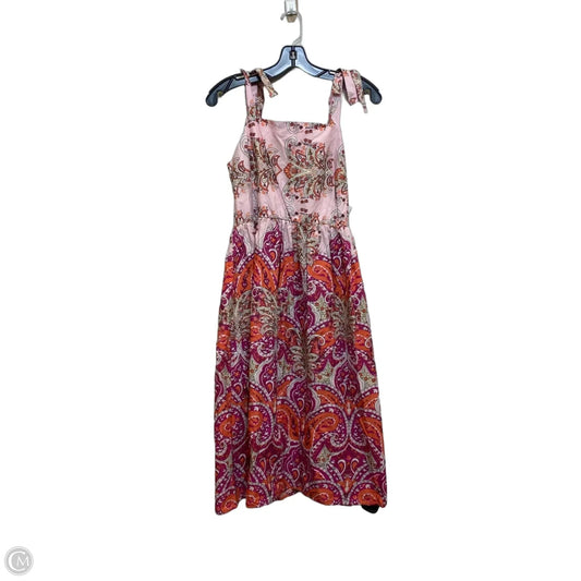 Dress Casual Midi By Single Thread In Pink, Size: M