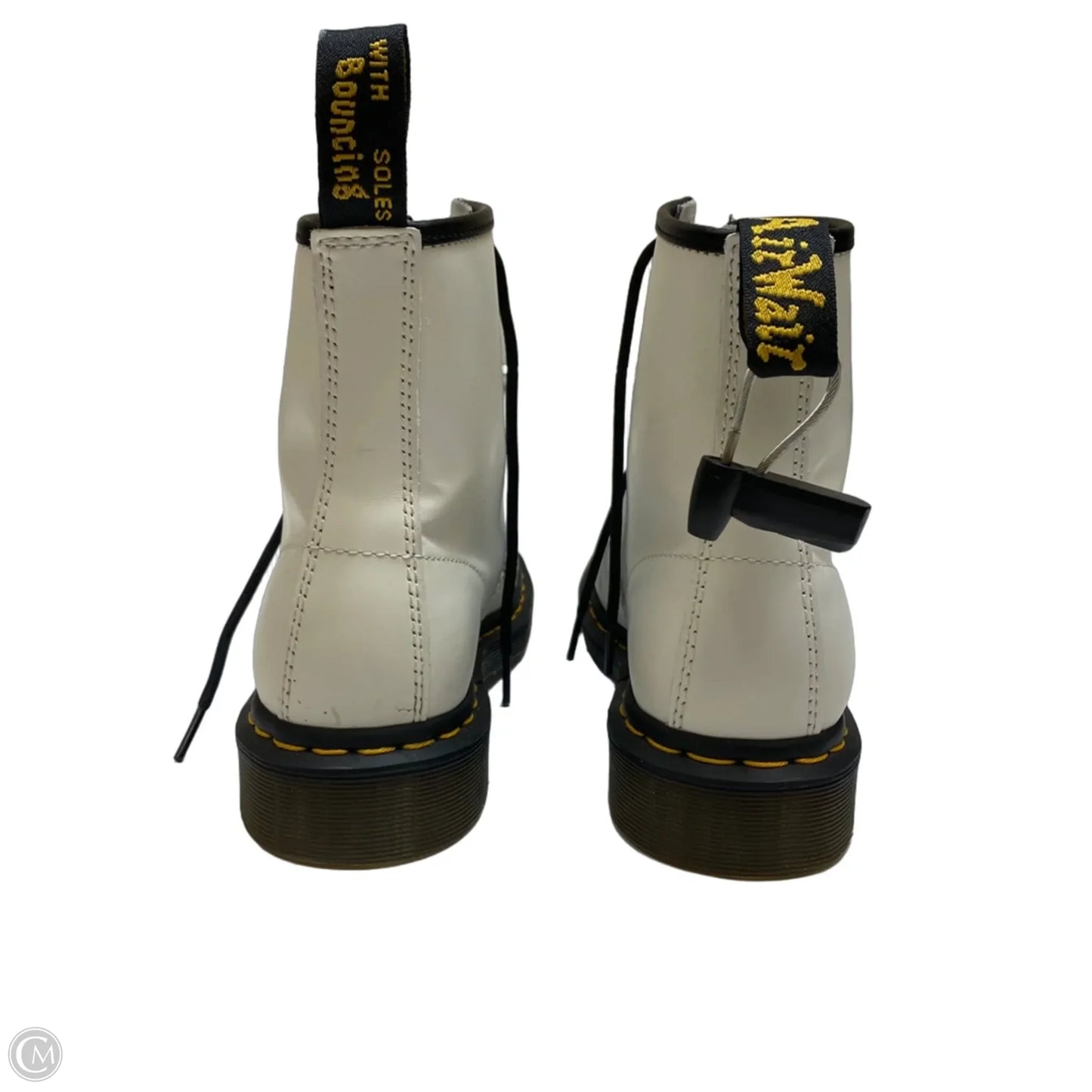 Boots Designer By Dr Martens In White, Size: 8