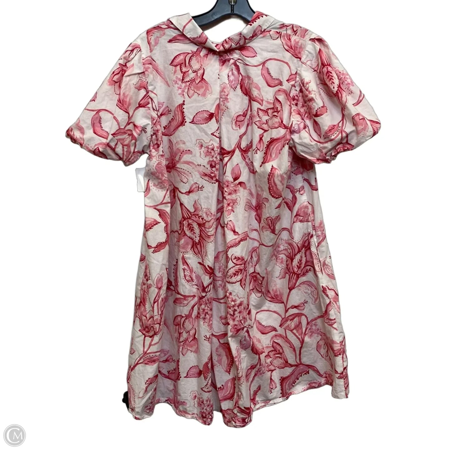 Dress Casual Short By Msk In Pink & White, Size: L