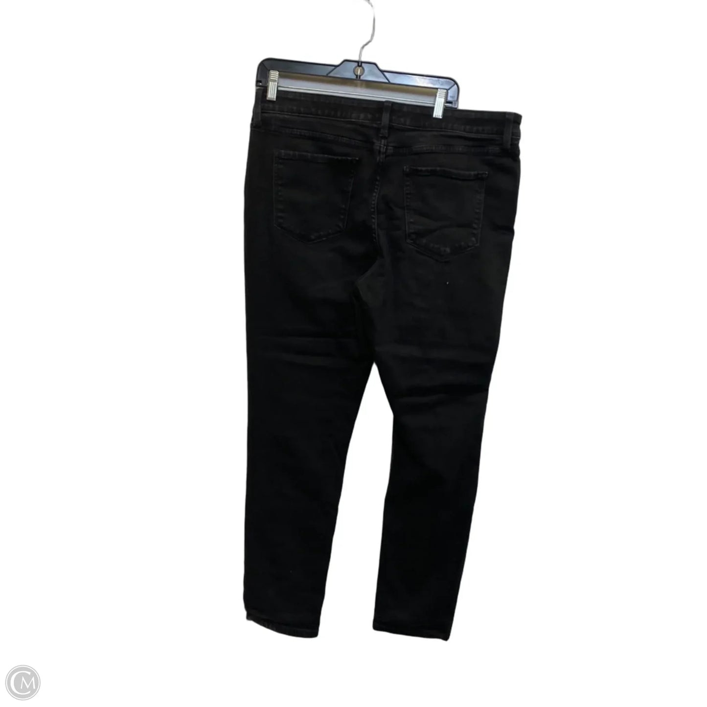 Jeans Skinny By St Johns Bay In Black Denim, Size: 16