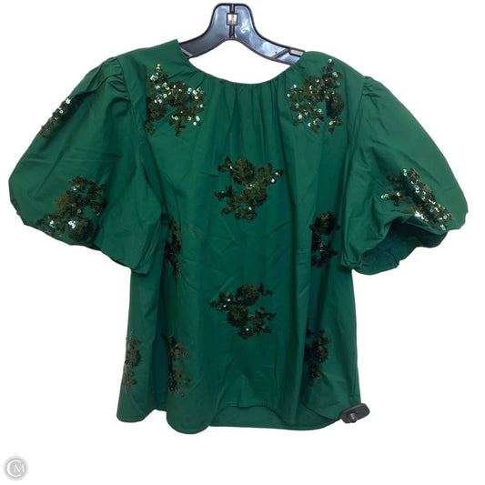 Top Short Sleeve By Crown And Ivy In Green, Size: Mp