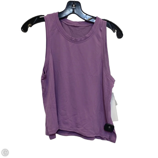 Athletic Tank Top Designer By Lululemon In Purple, Size: S