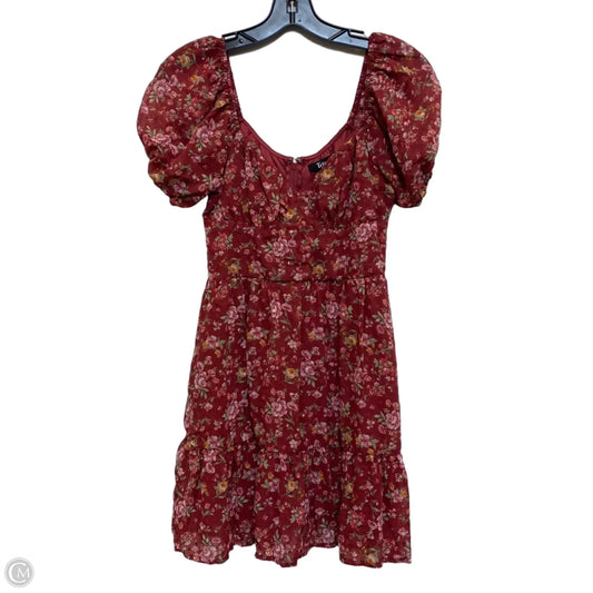 Dress Casual Short By Trixxi In Red, Size: Xs