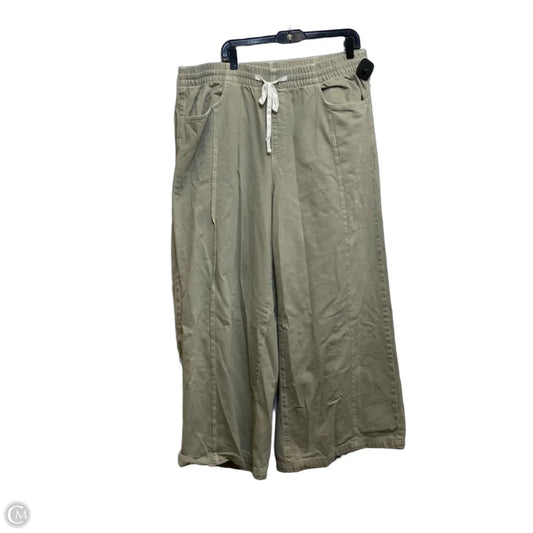 Jeans Wide Leg By Universal Thread In Tan Denim, Size: Xxl