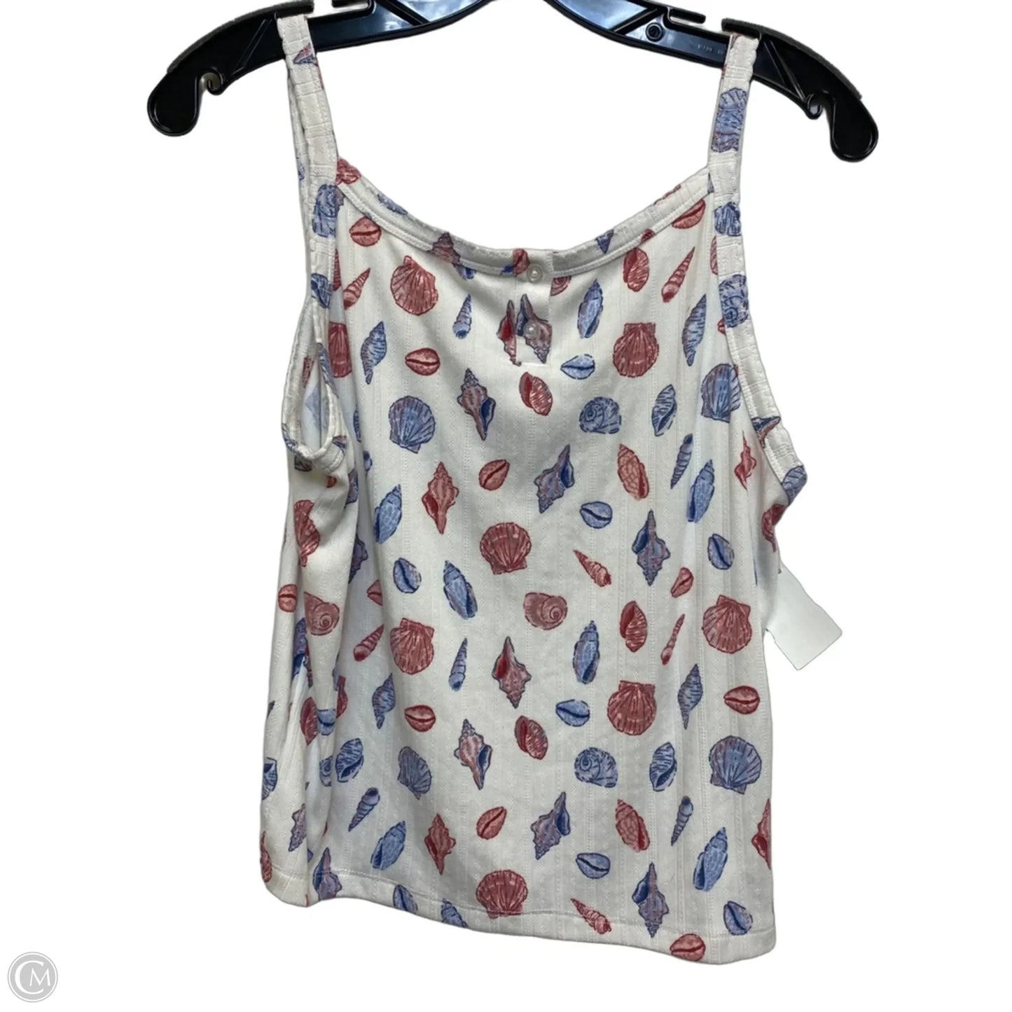 Top Sleeveless Basic By Sincerely Jules In Blue Red & White, Size: L
