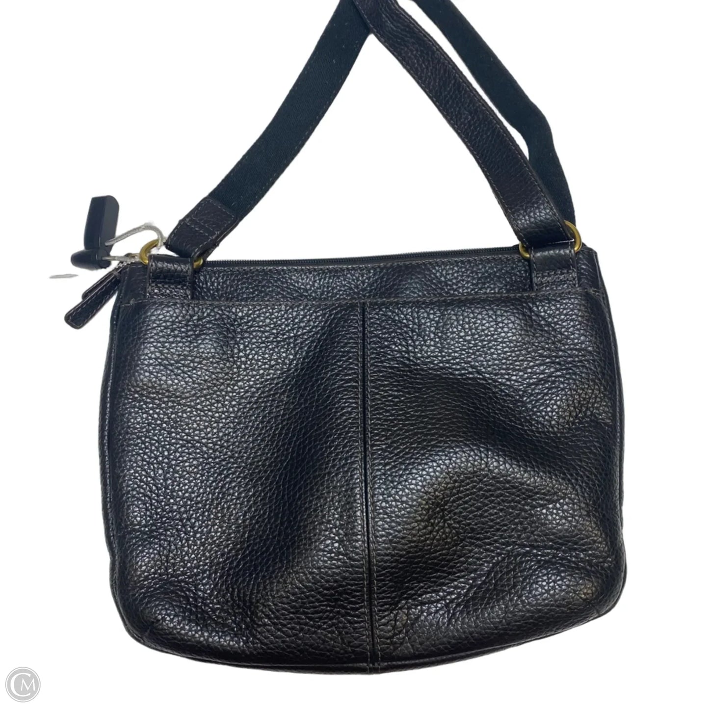 Crossbody Leather By Fossil, Size: Medium