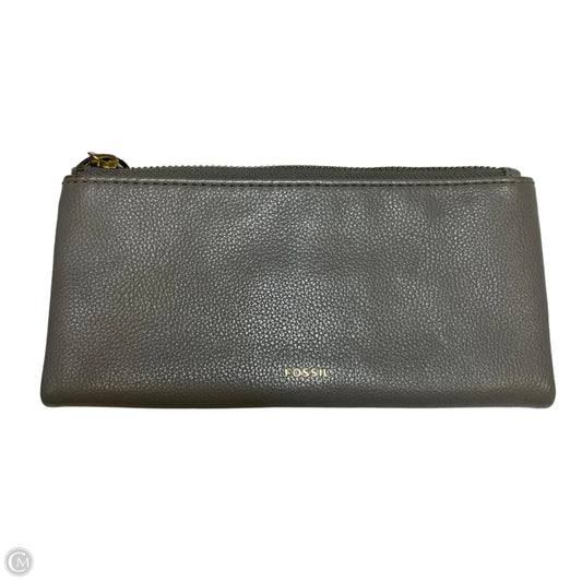 Wallet Leather By Fossil, Size: Medium