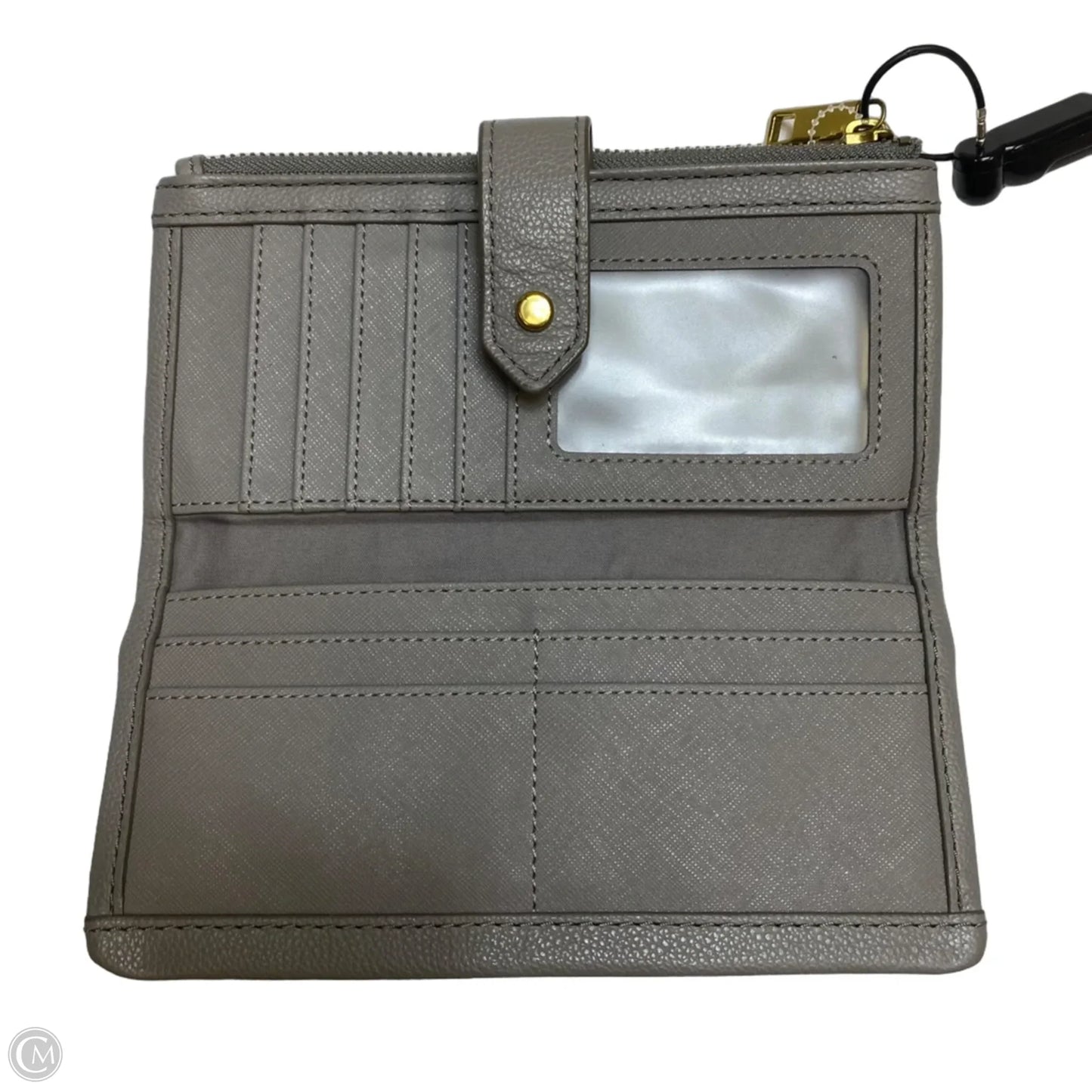Wallet Leather By Fossil, Size: Medium