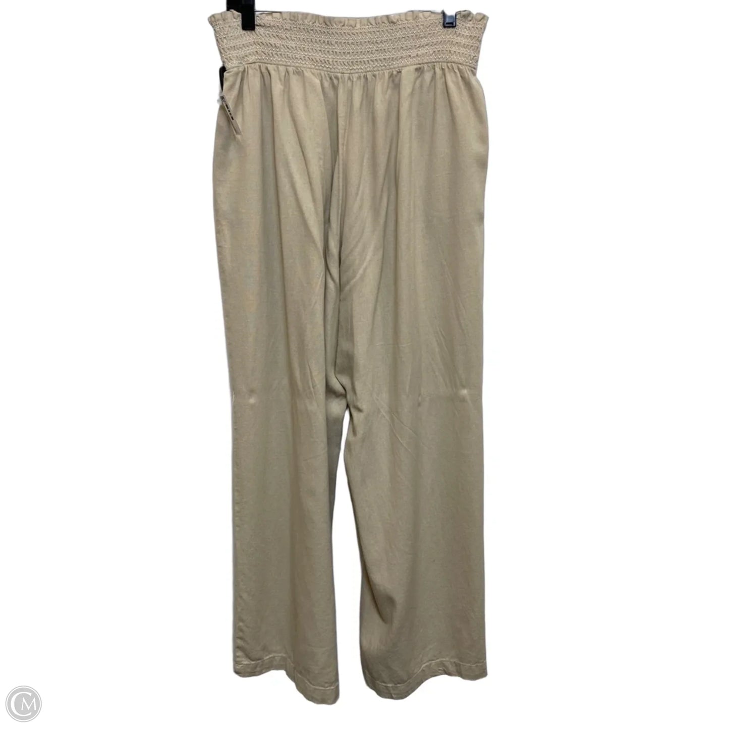 Pants Wide Leg By Ellen Tracy In Tan, Size: L