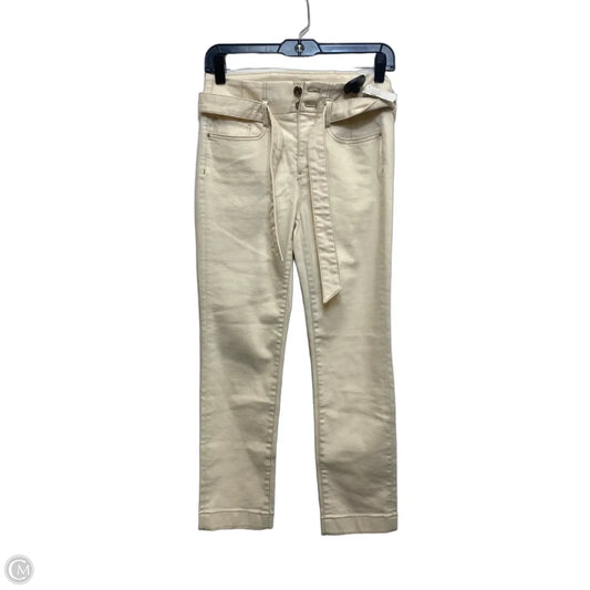 Jeans Skinny By White House Black Market In Tan Denim, Size: 0p