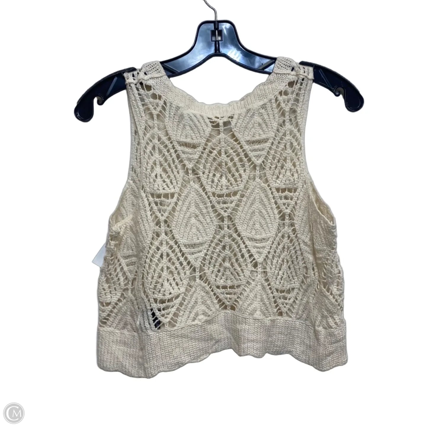 Top Sleeveless By Pol In Tan, Size: Osfm