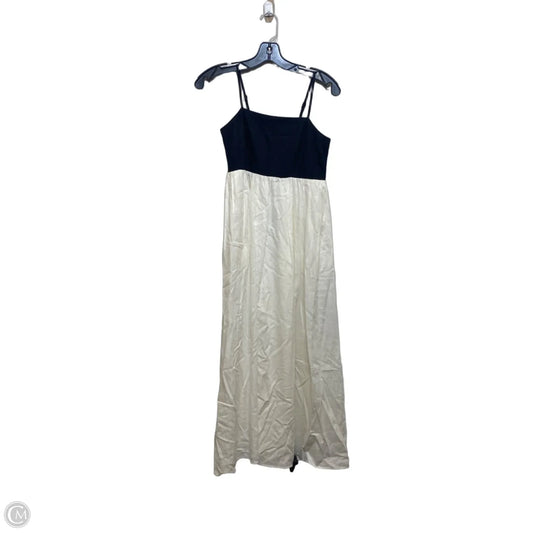 Dress Casual Midi By Ann Taylor In Black & Cream, Size: Xxsp