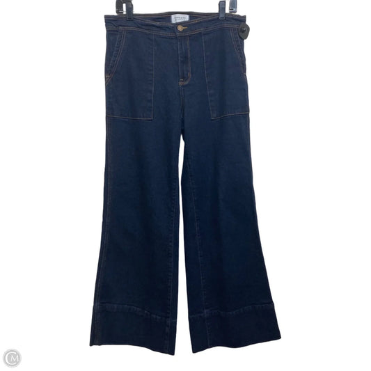 Jeans Wide Leg By Crown And Ivy In Blue Denim, Size: 8