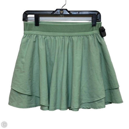Athletic Skort By 90 Degrees By Reflex In Green, Size: L