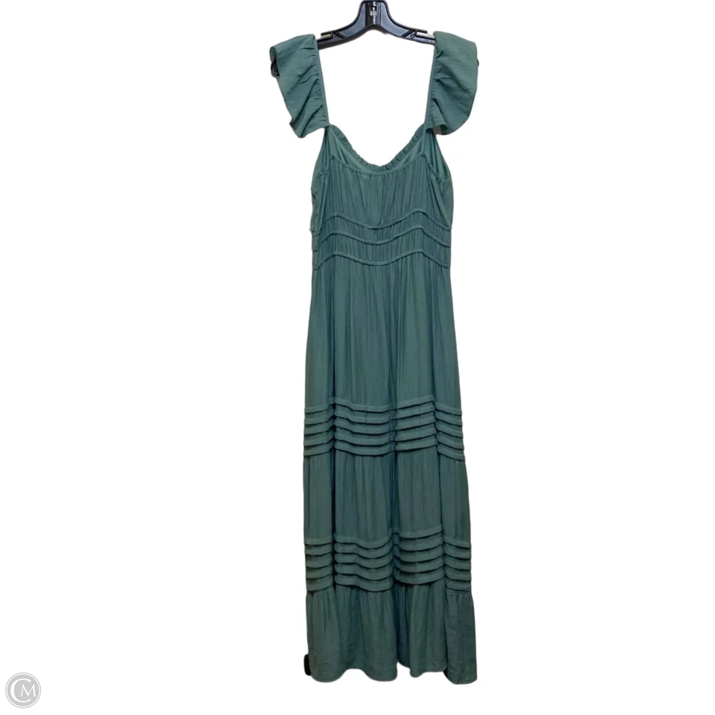 Dress Casual Maxi By Max + Ash In Green, Size: L