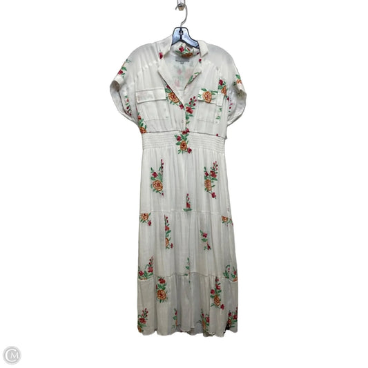 Dress Casual Maxi By J Gee In White, Size: L
