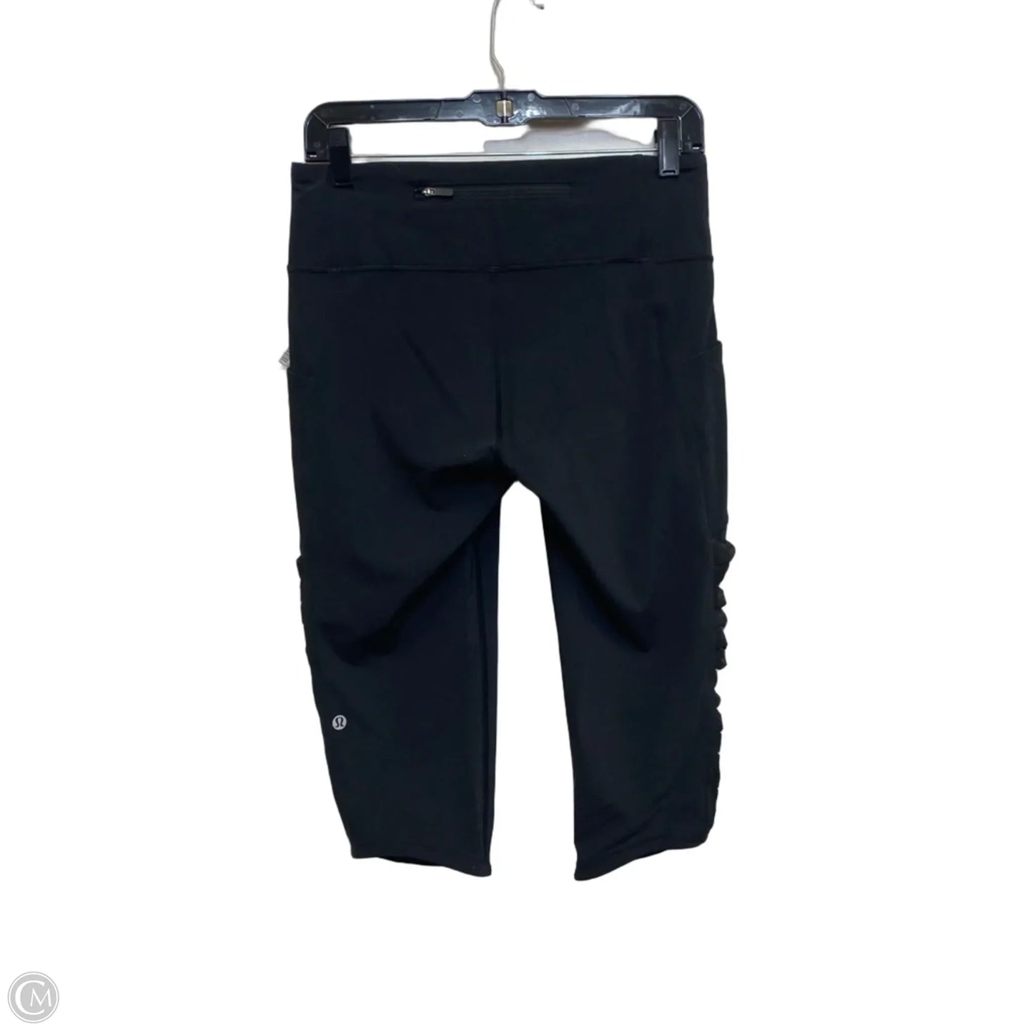 Athletic Leggings Capris Designer By Lululemon In Black, Size: M