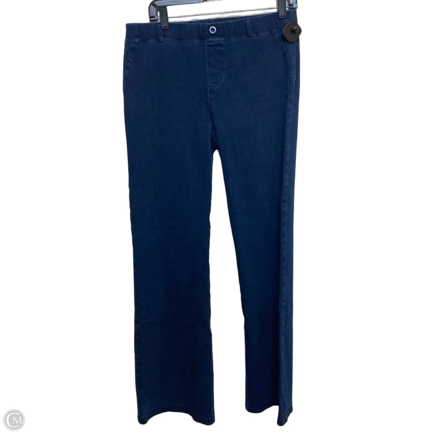 Jeans Flared By Betabrand In Blue Denim, Size: L