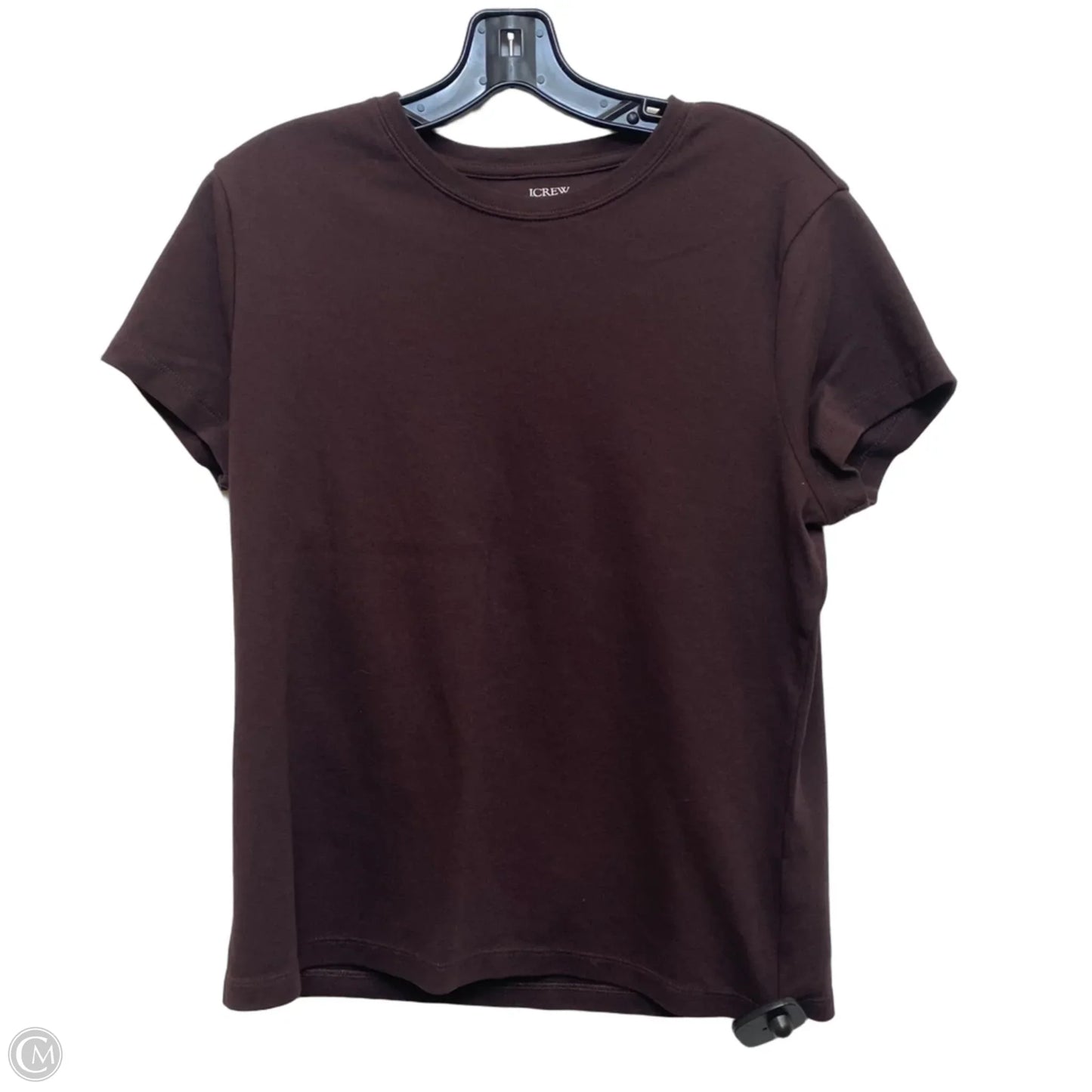 Top Short Sleeve Basic By J. Crew In Brown, Size: L