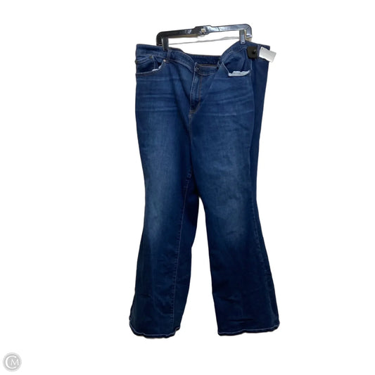 Jeans Flared By Torrid In Blue Denim, Size: 28