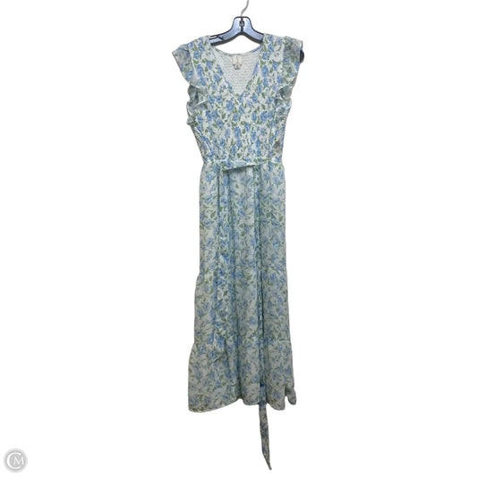 Dress Casual Maxi By Joie In Blue & Green, Size: Xl