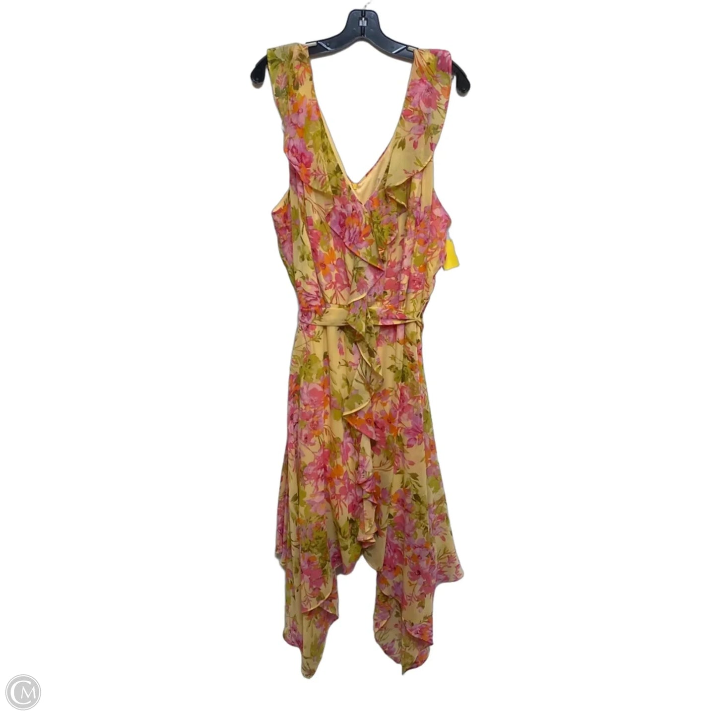 Dress Casual Maxi By Emma And Michele In Yellow, Size: 3x