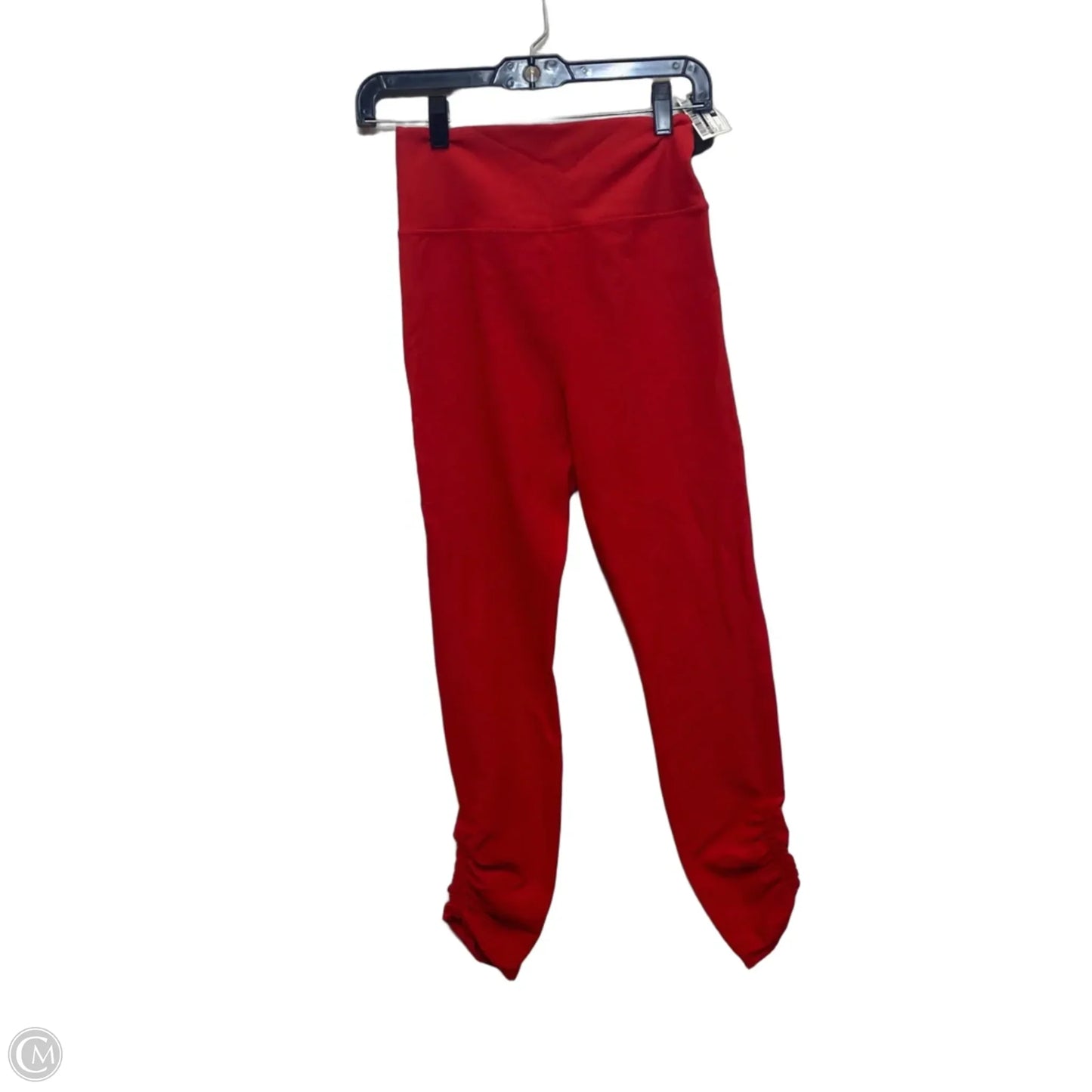 Athletic Leggings By Wilo In Red, Size: L