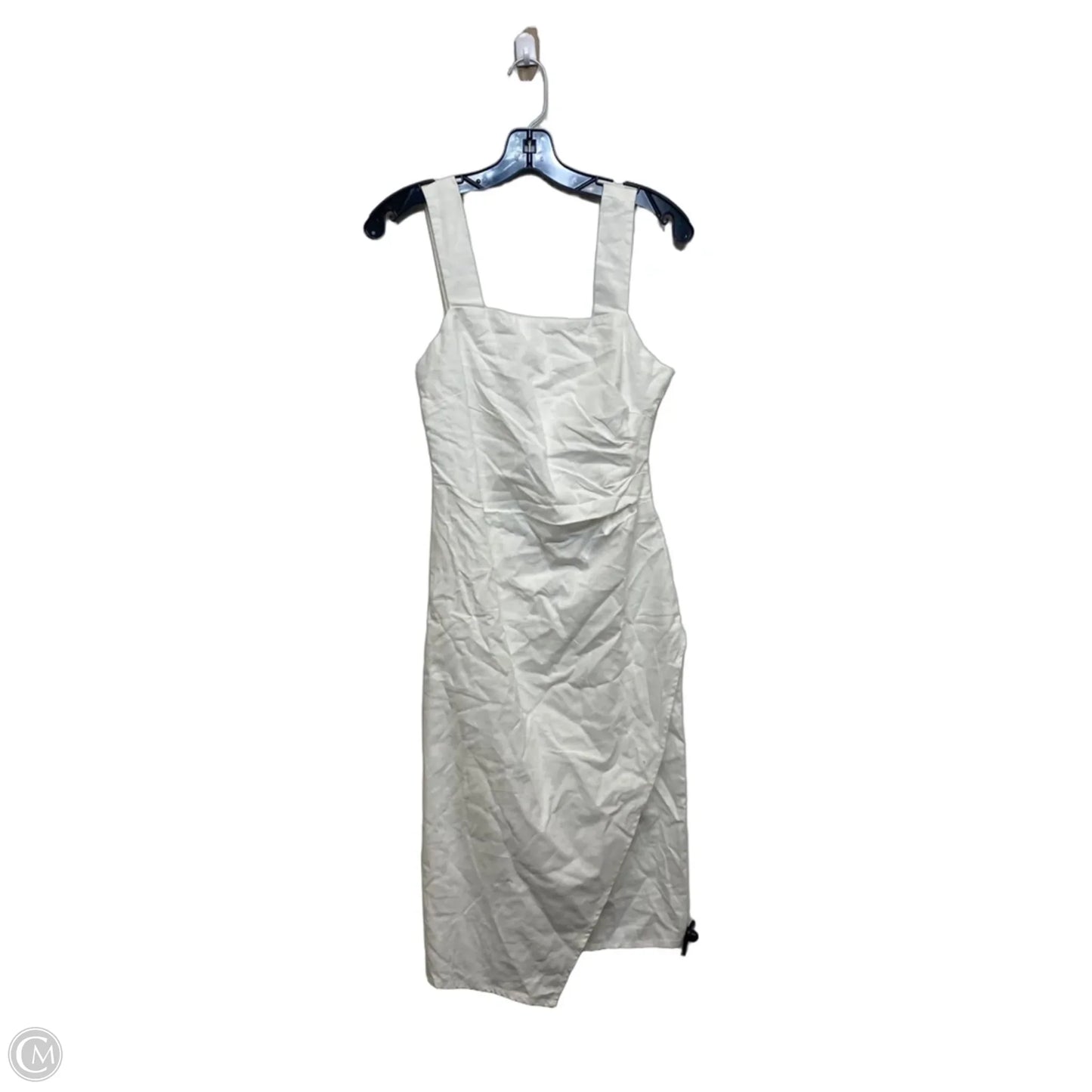 Dress Casual Midi By Loft In White, Size: Xs