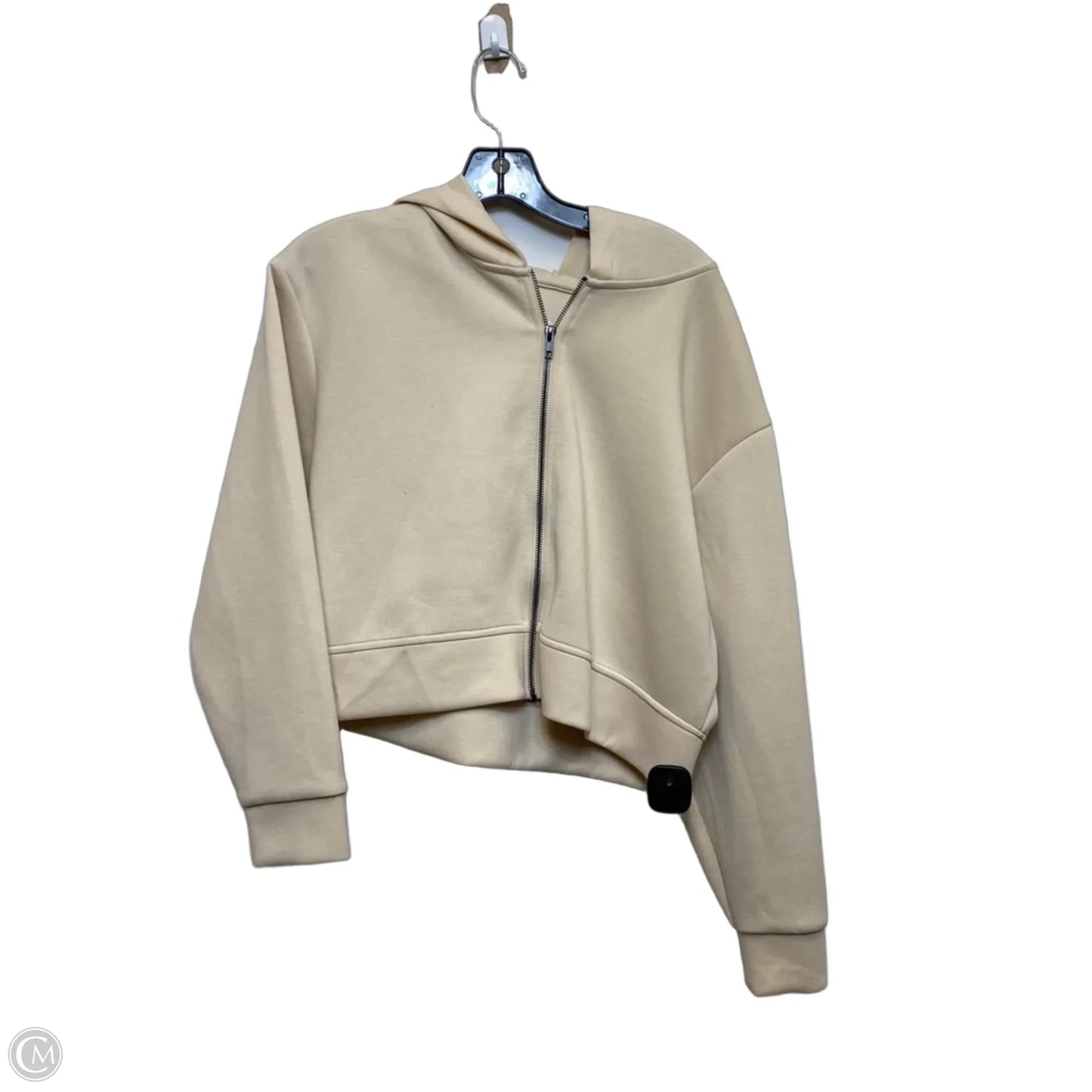 Sweatshirt Hoodie By A New Day In Tan, Size: M