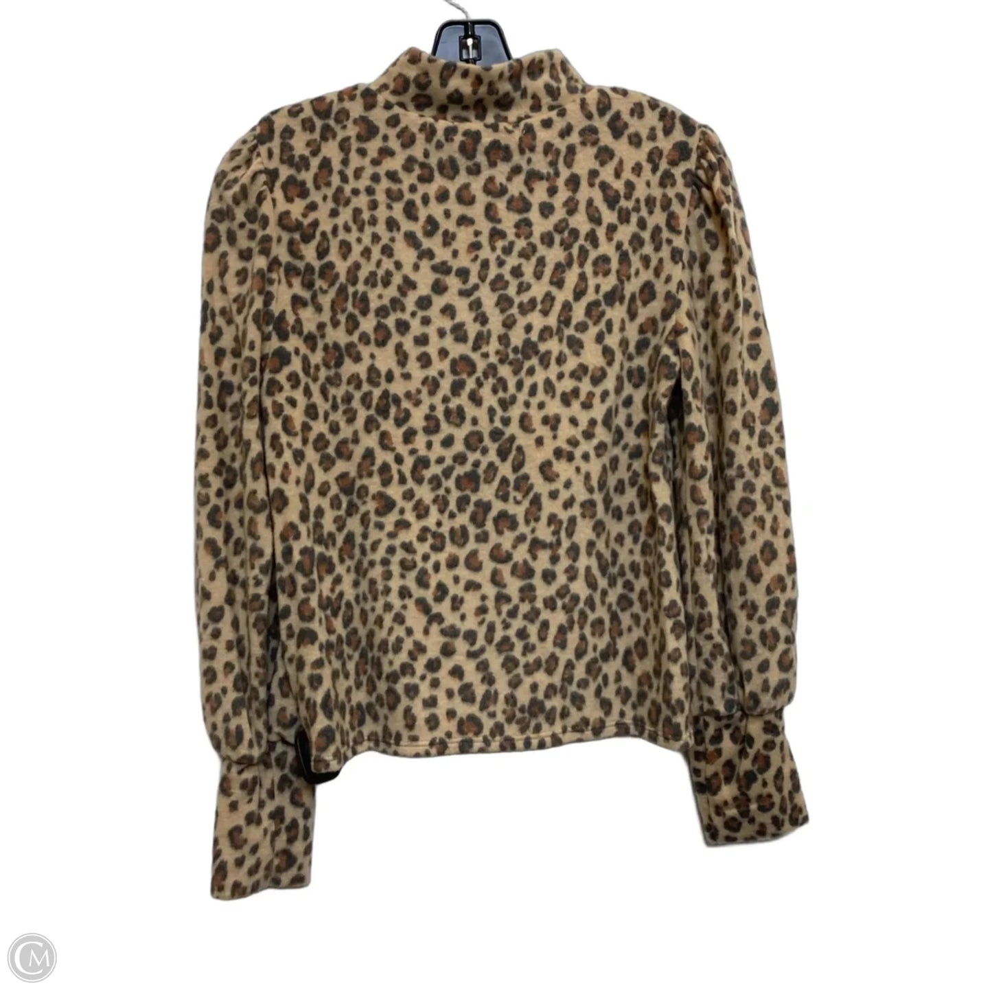 Top Long Sleeve By 21 SAINTS In Animal Print, Size: L