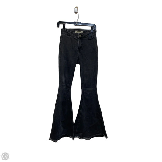 Jeans Straight By Guess In Black Denim, Size: 0