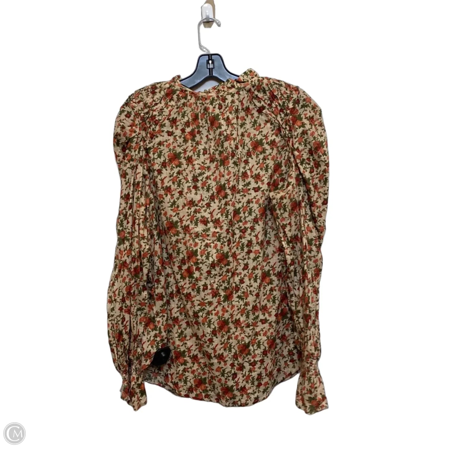 Top Long Sleeve By Free People In Tan, Size: L