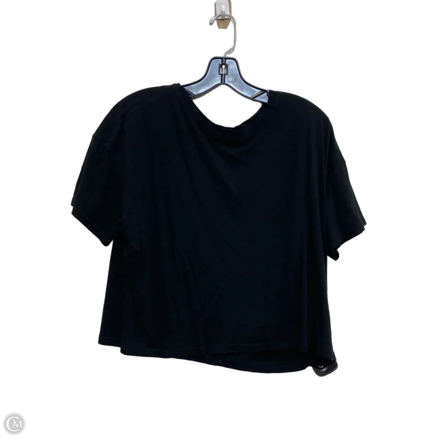 Top Short Sleeve Basic By Old Navy In Black, Size: L