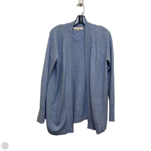 Sweater Cardigan By Loft In Blue, Size: M