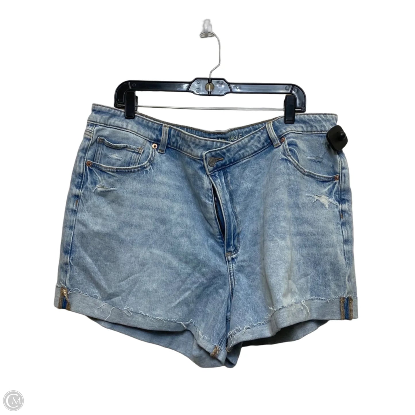 Shorts By American Eagle In Blue Denim, Size: 22
