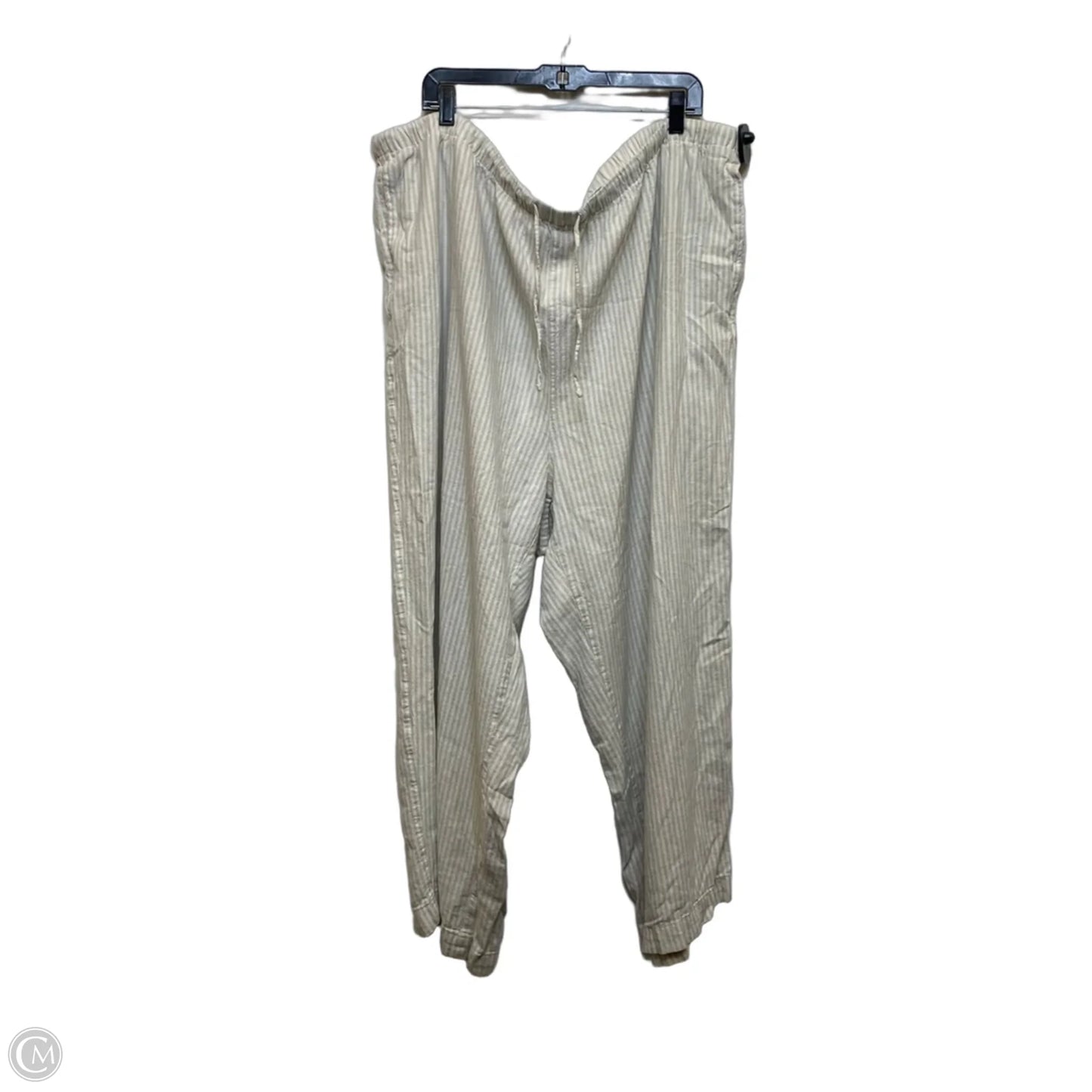 Pants Wide Leg By Old Navy In Tan, Size: 3x