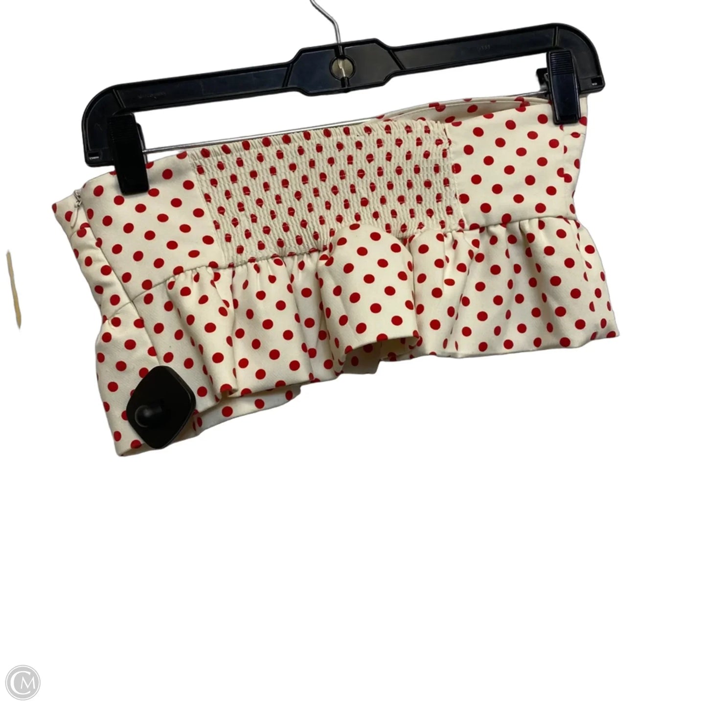 Top Sleeveless By Zara In Polkadot Pattern, Size: S