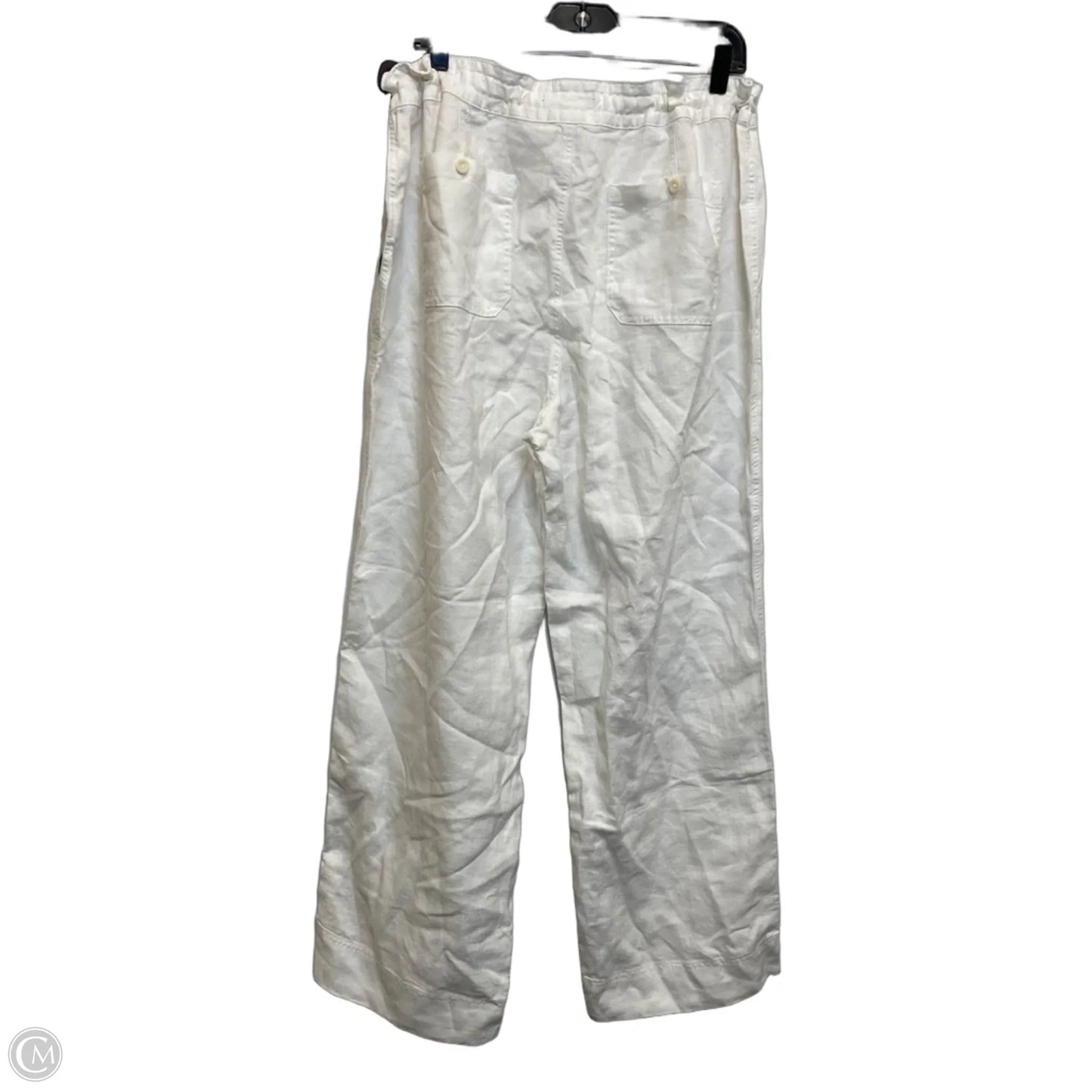 Pants Linen By Lauren By Ralph Lauren In White, Size: 16