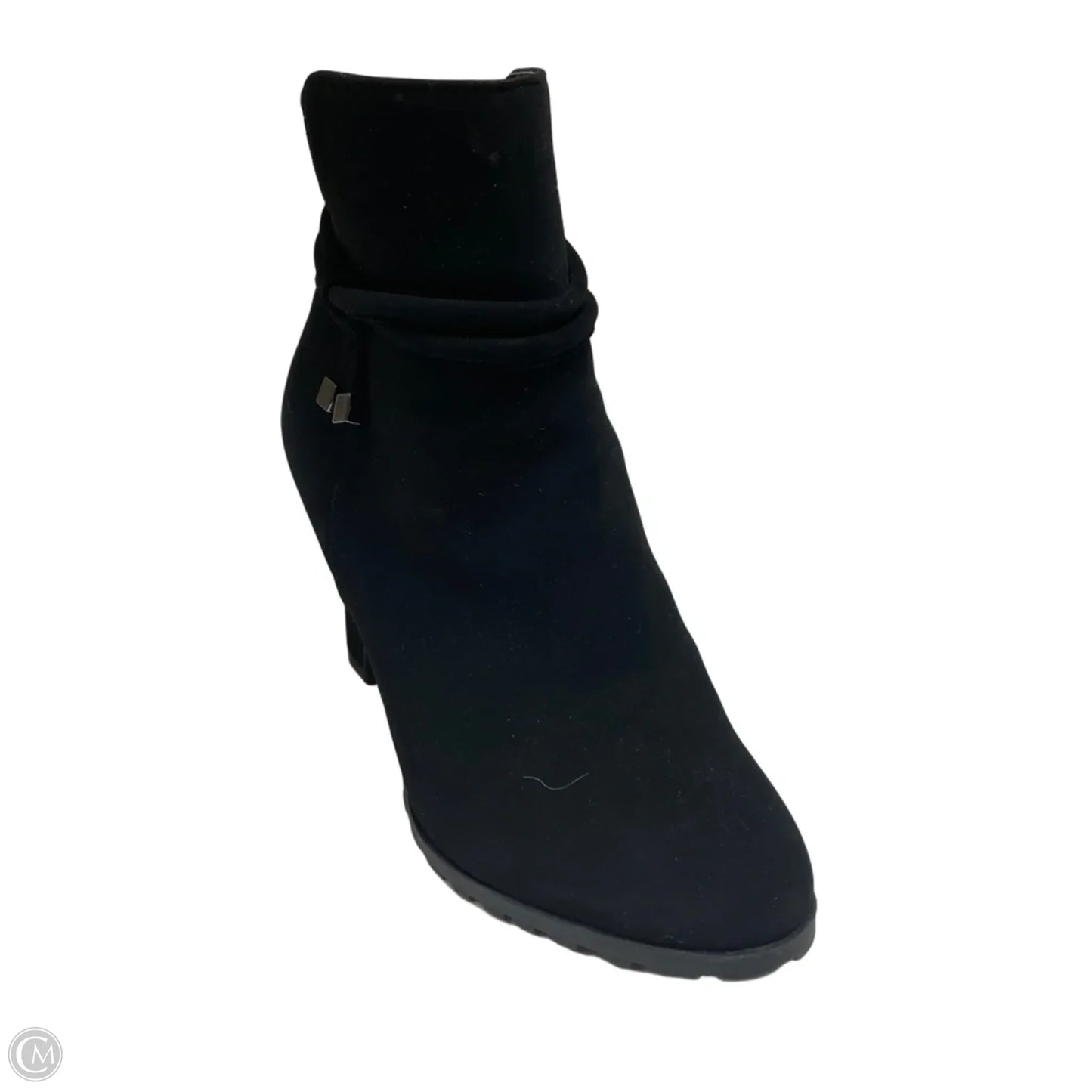 Boots Ankle Heels By Impo In Black, Size: 5.5