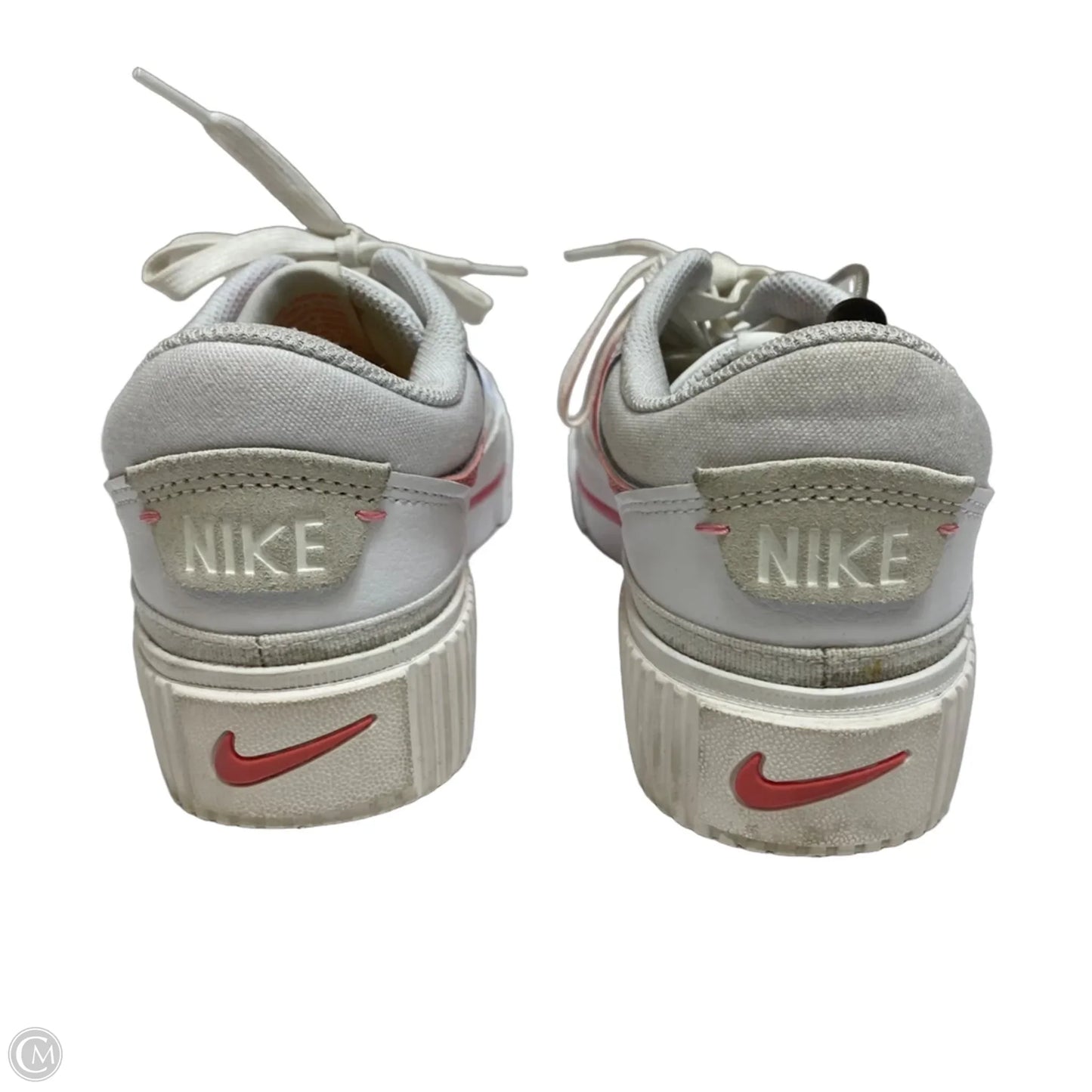 Shoes Sneakers By Nike In Pink & White, Size: 7.5