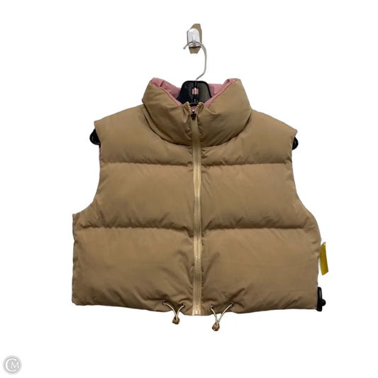 Vest Puffer & Quilted By Shein In Tan, Size: S