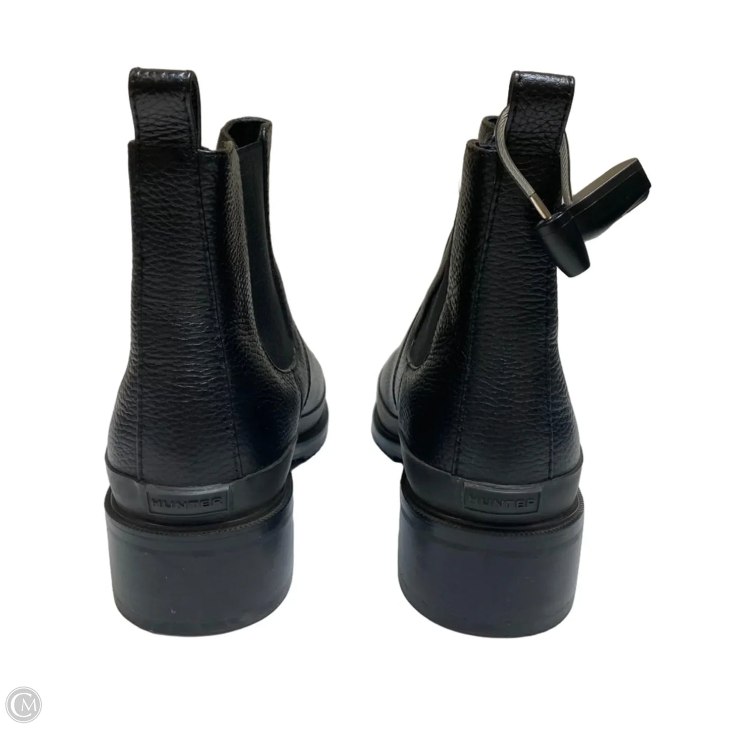 Boots Designer By Hunter In Black, Size: 9