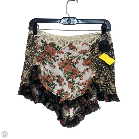 Shorts By Free People In Floral Print, Size: 2