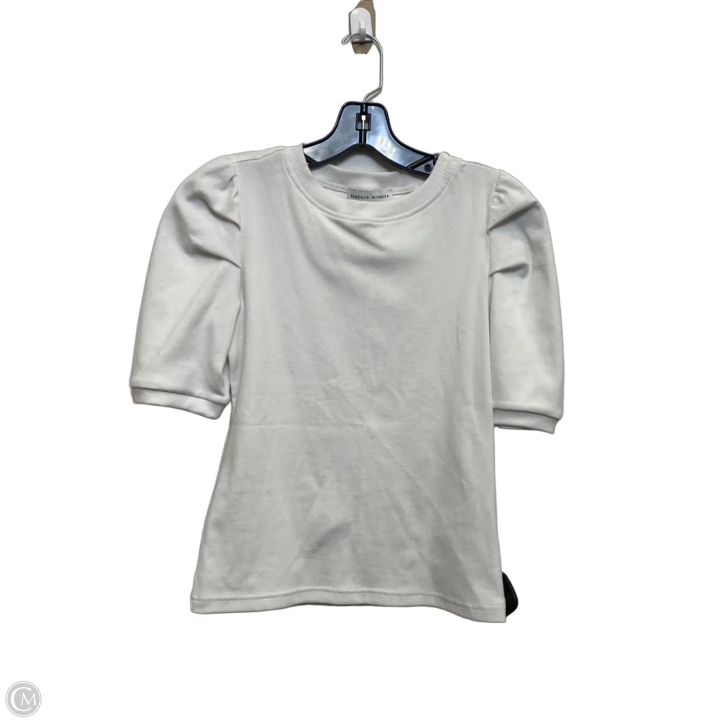 Top Short Sleeve Designer By Rebecca Minkoff In White, Size: Xs